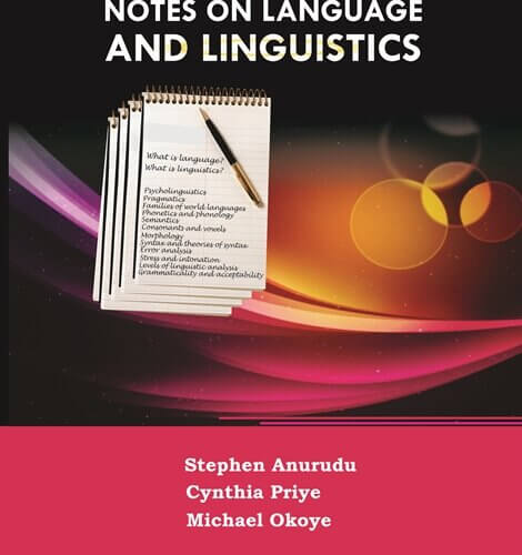 Cover of Notes on Language and Linguistics, by Stephen Anurudu